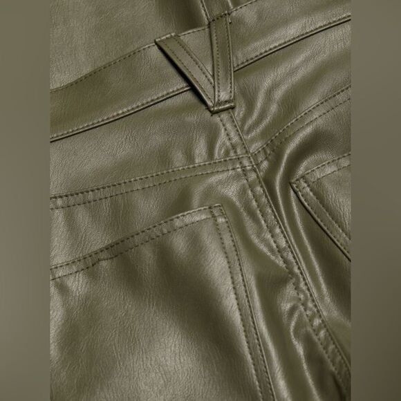 Veronica Beard NWT Debbie Faux Leather Skinny Jeans in Loren Size 29 MSRP $298 - Picture 6 of 7